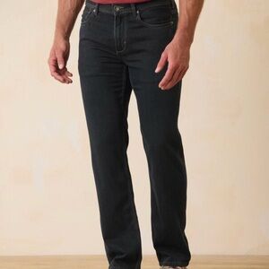 NWT Tommy Bahama Cayman Island Relaxed Fit Jeans Black Overdye 42x30